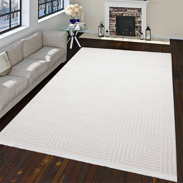 İskandinav Krem Makine Halısı80x300 - 2