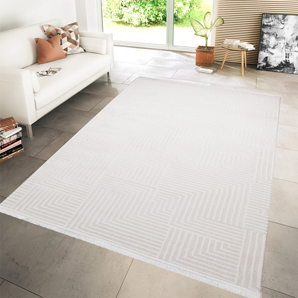 İskandinav Krem Makine Halısı80x300 - 3