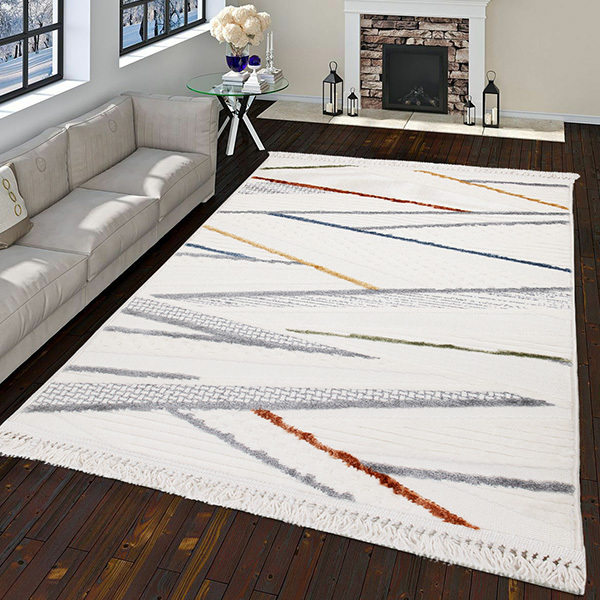 İskandinav Krem Makine Halısı80x300 - 2