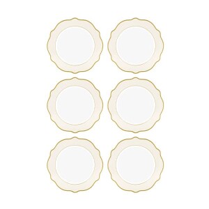 Jaswely Pasta Tabağı 6 Parça Krem 21 cm - TepeHome (1)
