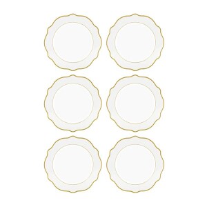 Jaswely Servis Tabağı 6 Prç Beyaz 27 cm - TepeHome (1)