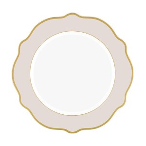 Jaswely Servis Tabağı 6Prç Kum Beji 27cm - 3