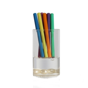 Kalemlik Su İçinde İncili 7X7X13Cm 300Ml - TepeHome