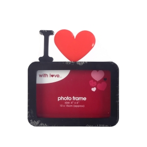 Kalp Temalı Resim Çerçevesi 18X17X2Cm - TepeHome (1)