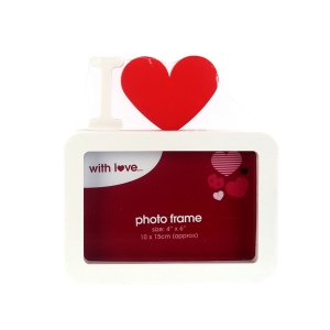Kalp Temalı Resim Çerçevesi 18X17X2Cm - TepeHome (1)