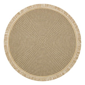 Kaymaz Renkli Dokuma Modern Kilim Çap130 - TepeHome