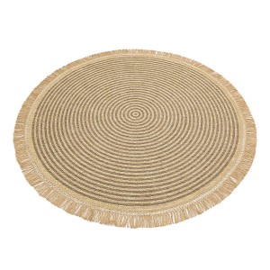 Kaymaz Renkli Dokuma Modern Kilim Çap130 - TepeHome (1)