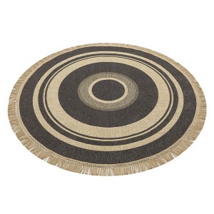 Kaymaz Renkli Dokuma Modern Kilim Çap130 - TepeHome (1)