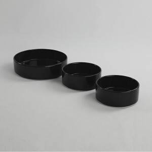 Keramika Siyah Salata Kasesi 3 Adet - 7