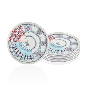 Kintsugi Servis Tabağı 28 Cm 6 Lı Set - TepeHome