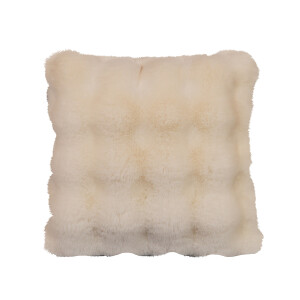 Krem Bubble Yastık - TepeHome