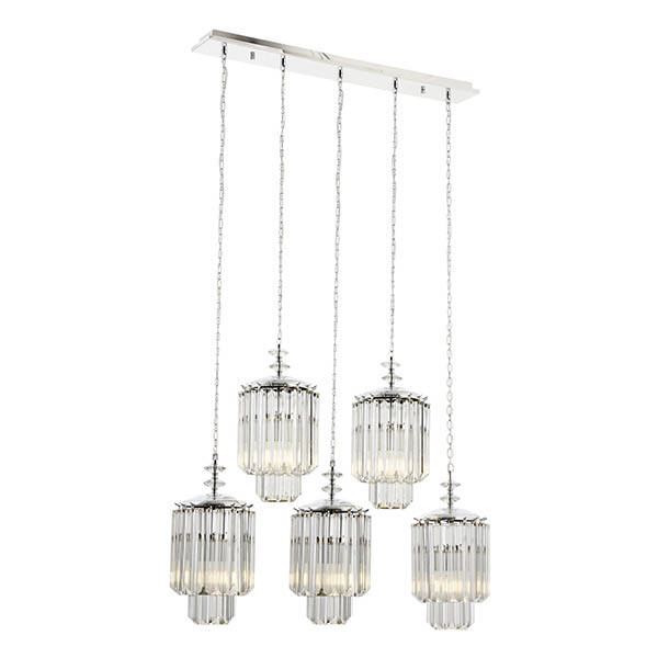 Av-4302-5Ky Krom Klasik Avize 80X10 - 1