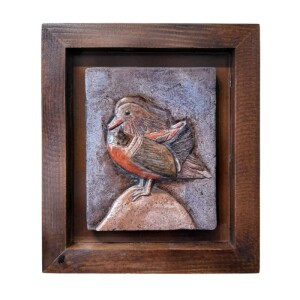Kuş Figürü Dekoratif Pano 5 30X26 Cm - TepeHome