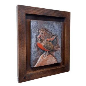 Kuş Figürü Dekoratif Pano 5 30X26 Cm - TepeHome (1)