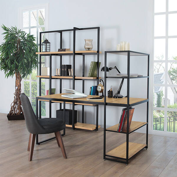 Lavoro Çalışma Masası Kitaplık Takımı - 8