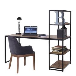 Lavoro Metal Raflı Çalışma Masası - TepeHome (1)