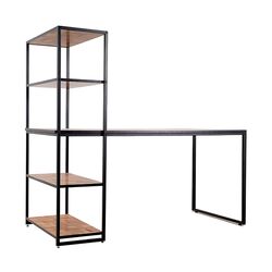 Lavoro Metal Raflı Çalışma Masası - TepeHome