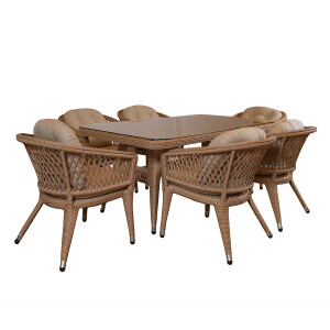 Lc034 6K Masa Sandalye Takımı - TepeHome