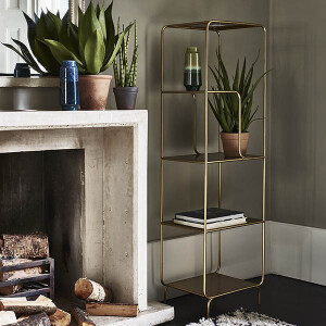 Lenk Gold Vitrin - TepeHome