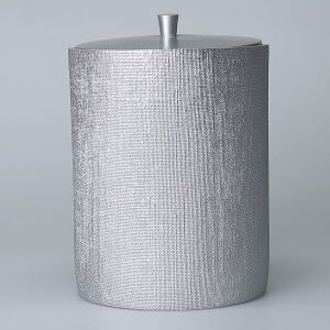 Linen Çöp Kovası Gümüş - TepeHome