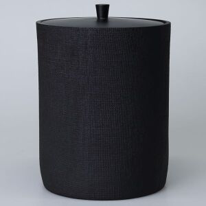 Linen Çöp Kovası Siyah - TepeHome