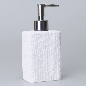 Linen Sıvı Sabunluk Beyaz - TepeHome