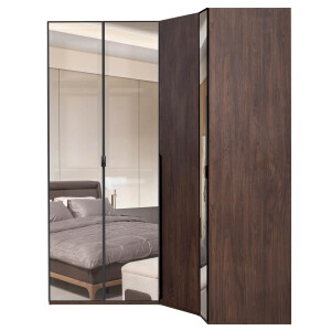 Loft 1Ad 90Lık 1Ad 45Lik Köşeli Gardırop - TepeHome