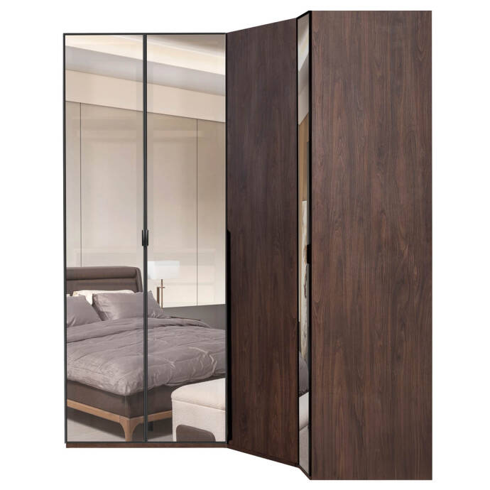 Loft 1Ad 90Lık Köşeli Gardırop - 1