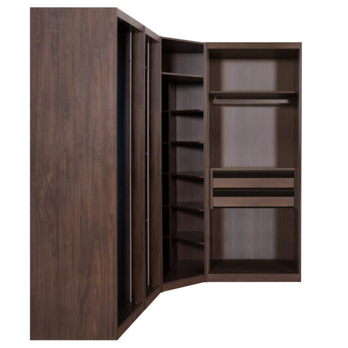 Loft 2Ad 90Lık 1Ad 45Lik Köşeli Gardırop - 4