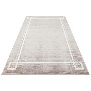 Luganolug07Grey Cream Dokuma Halı160X230 - TepeHome (1)