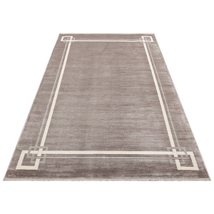 Luganolug07Grey Cream Dokuma Halı160X230 - 3