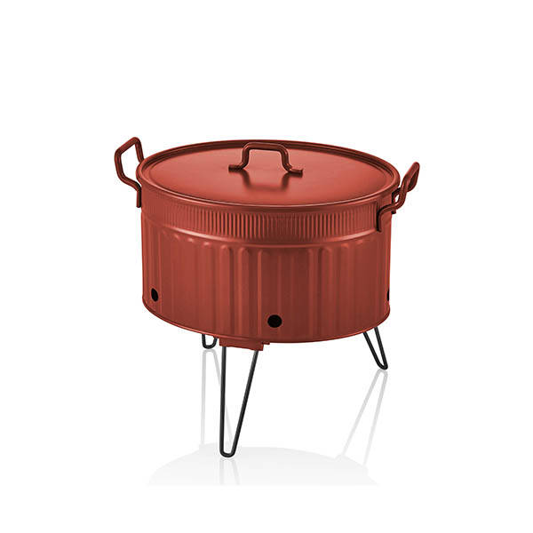 Mangal / Barbekü 37 X 44 X 31 Kırmızı - 3