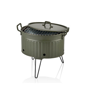 Mangal / Barbekü 37 X 44 X 31 Yeşil - TepeHome