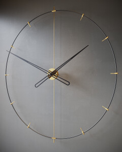 Massiveindicator110 Gold Duvar Saati - TepeHome