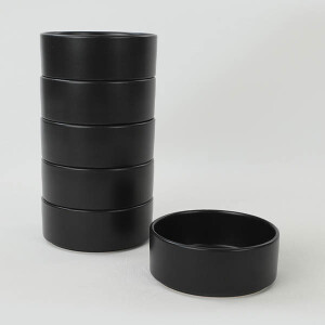 Mat Siyah Çorba Kasesi 14 Cm 6 Ad - TepeHome (1)