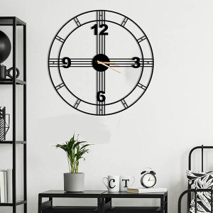 Metal Duvar Saati 60x60 - TepeHome