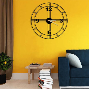 Metal Duvar Saati 60x60 - TepeHome (1)