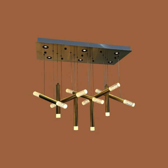 Modern Eskitme Kaplamalı Avize 9E - 2