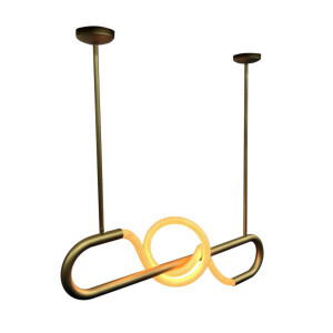 Modern Sarı Yaldız Boyalı Avize - TepeHome (1)