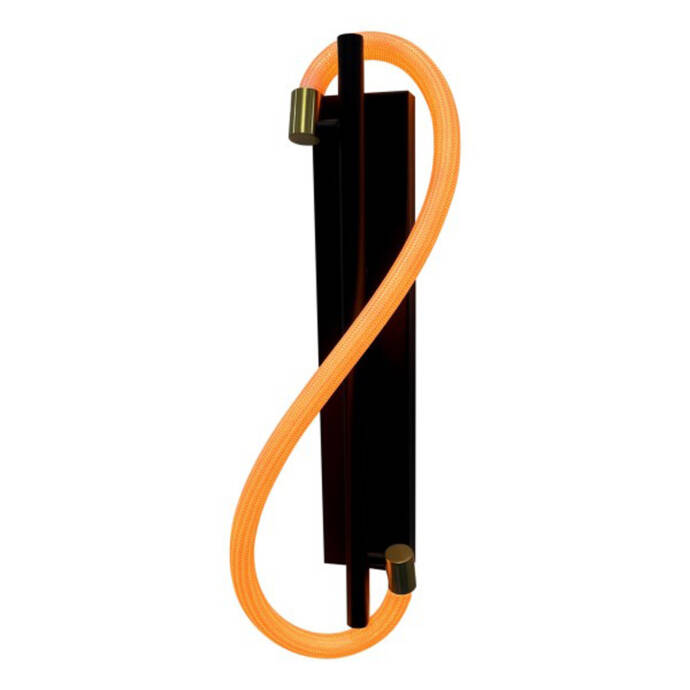 Modern Siyah Boyalı Aplik - 1