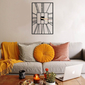 Montreal Metal Duvar Saati 40x60 - TepeHome (1)