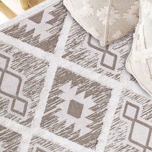 Moroccotton Krem Halı 22265A - 3