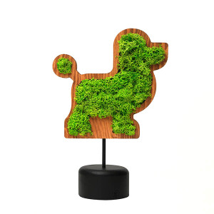 Mossy Dog Yosunlu Dekoratif Obje - 1