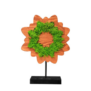 Mossy Flower Yosunlu Dekoratif Obje - TepeHome