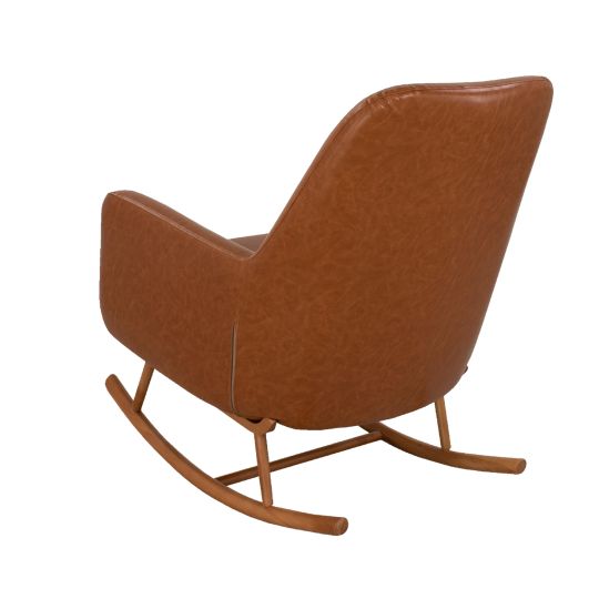 Myruf Sallanan Koltuk Bronz Deri Mart21Mobilya, tek çekim için