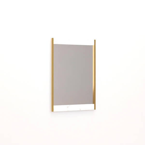 Nebra Beyaz Mermer Dekoratif Ayna - 3