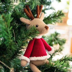 Noel Deer Amigurumi Bebek - TepeHome (1)