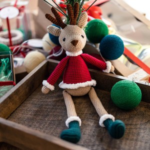 Noel Deer Amigurumi Bebek - TepeHome