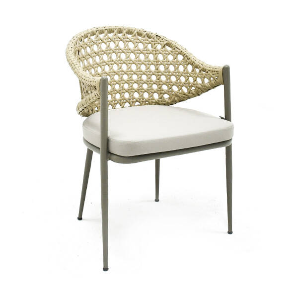 Bullet Rattan Örgü Sandalye - 1