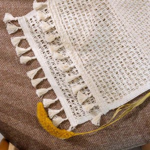 Organik Pamuk Krem 30X150 Cm Runner - TepeHome